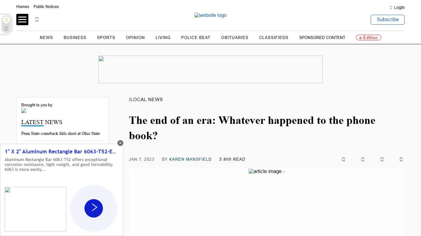 The end of an era: Whatever happened to the phone book? - Observer-Reporter